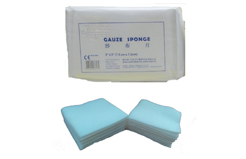 Пробирки для медицинского обслуживания скорой помощи, 7.5*7.5cm марли вещество-поглотителя 4PLY не сплетенные