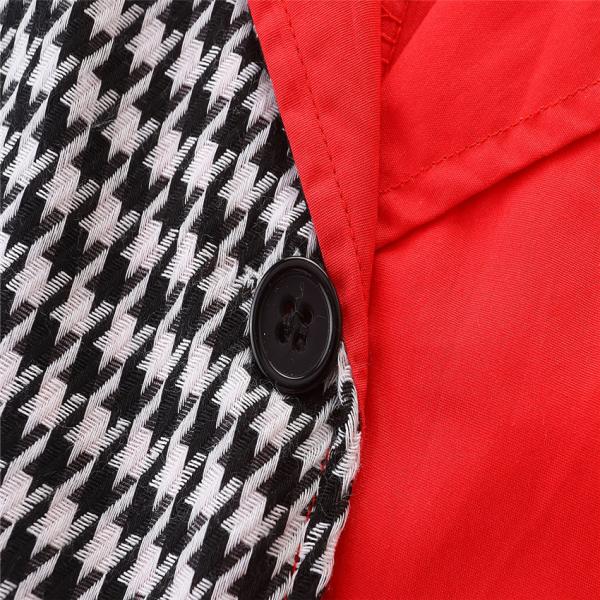 Обмундирование детей устанавливает детей костюма Houndstooth девушек шить девушки фасонируют набор 2-Piece