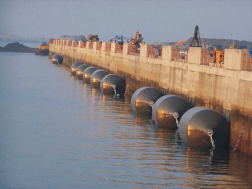 Плавать полиуретана D1.2*L2m ЕВА пенится заполненный обвайзер для гаван терминалов