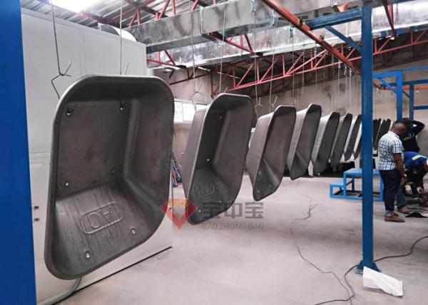 Linhas de revestimento do pó do transporte de China pela sala de cozimento de 250 graus