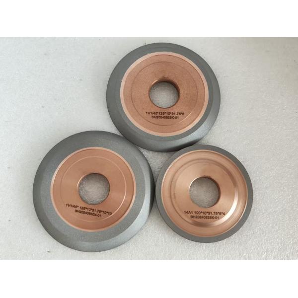 1V1 Disco de molienda híbrido de 45 grados con abrasivos híbridos unidos Rueda de diamante