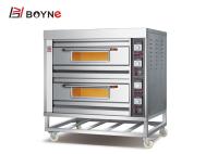 Forno de cozimento industrial elétrico da plataforma de quatro bandejas do restaurante com a roda fácil mover-se
