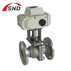 Explosion Proof Electric Flange Ball Valve Stainless Steel 90° Rotary Valve