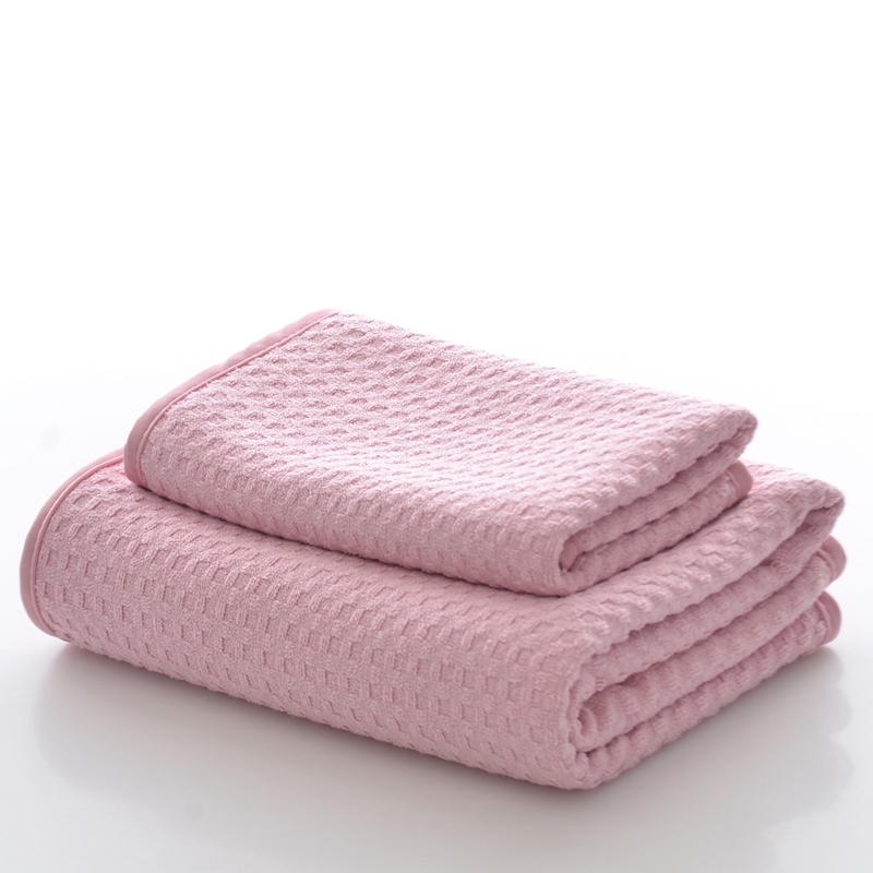 70x140cm Luxury Microfiber Bath Towels 400gsm Small Waffle Design