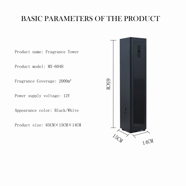 Electric Metal 1000ml Capacity Waterless Scent Air Machine with App Control for Home and Hotels