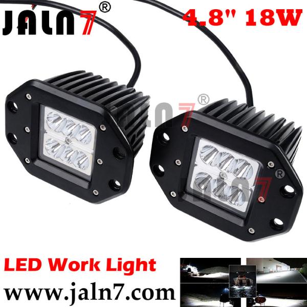 Led Work Light JALN7 18W 4.8Inchs Car Driving Lights Fog Light Off Road Lamp Car Boat Truck SUV JEEP ATV Led Light