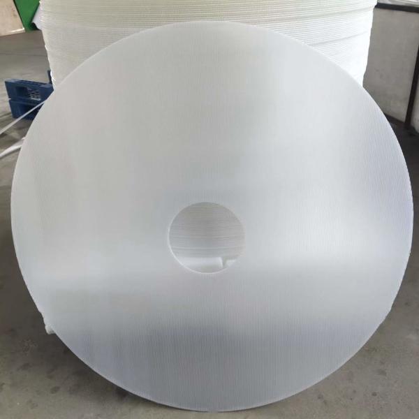 Anti Static Round Plastic Sheets Smooth White Plastic Sheets Recyclable