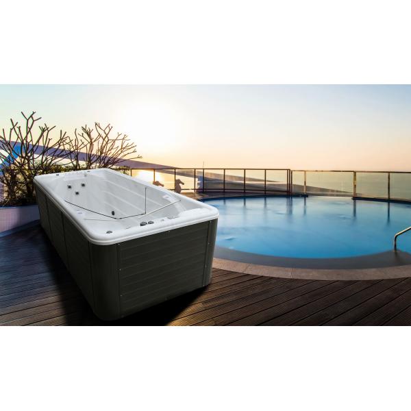 4.8m Outdoor Spa Hot Tub Endless Swim Spa Acrylic Swimming Pool