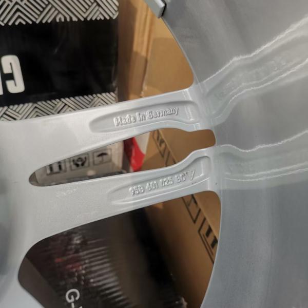 5 Double Spoke ET21 21 Inch 5x112 Wheels , Titanium Grey Rims For Porsche