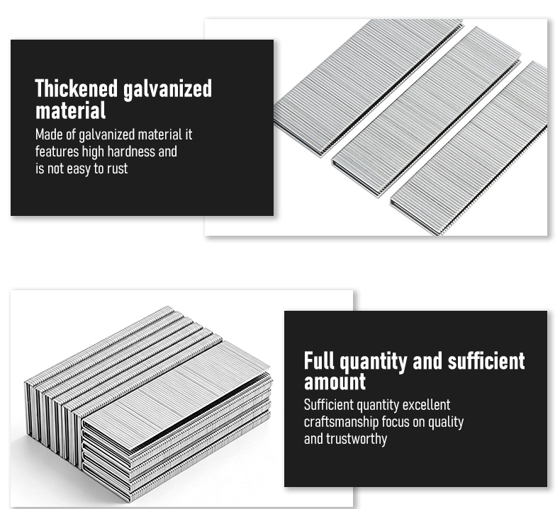 Iron Staples 9038 90/10/80 Series Galvanized U Staples 38MM Competitive Price OEM Customized Available