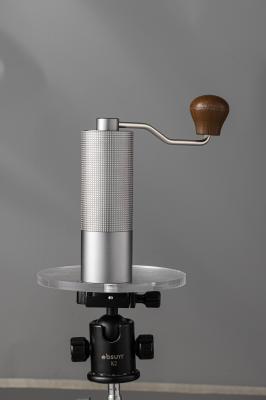 Portable Camping Coffee Grinder Custom Metal Burr Triangle Stainless Steel