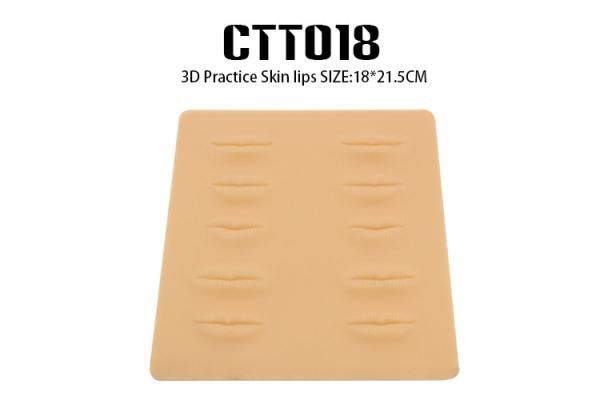 Pele permanente sintética profissional da prática da tatuagem dos bordos da composição 3D
