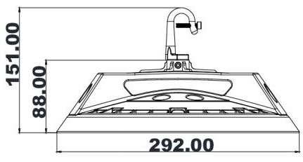CREE SMD3030 LED UFO High Bay Light 3000K - 5700K 100 - 277V AC Powered