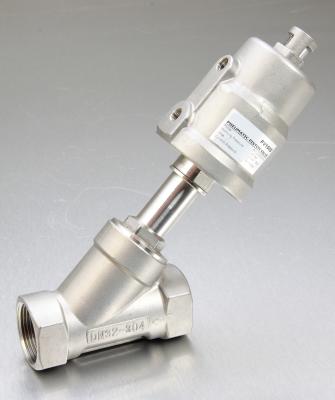 Stainless Steel Angle Valve , PV700 2 / 2 Way Angle Valve For Liquids / Gases