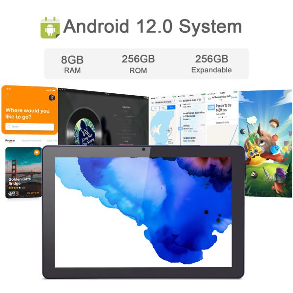 C Idea 9,7 дюйма Android 12 Tablet 8 ГБ оперативной памяти 512 ГБ ROM Модель CM7800 Красный