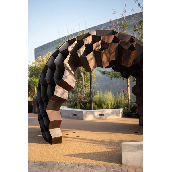 Hive Modular Art Pavilion Custom Architectural Sculpture For Real Estate Landscape