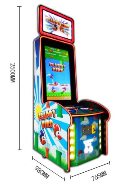 1 Player Flappy Bird Ticket Redemption Lottery Machine Press The Button Win Tickets