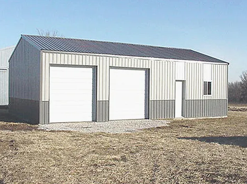 Steel Structure Prefab Metal Garage Warehouse