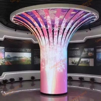 Módulo flexível interno da exposição de diodo emissor de luz, tela flexível P2.5 da propaganda do diodo emissor de luz