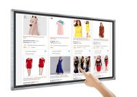 Annonçant l'usine d'OEM d'affichage affichage à cristaux liquides interactif d'écran tactile terminal de magnétoscope de réseau de kiosque de moniteur de support de 55 pouces
