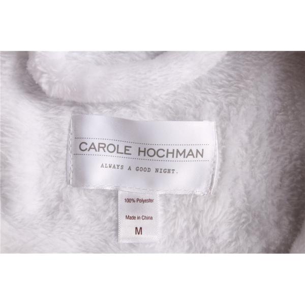 Stockpapa 100% Polyester Womens White Long Bathrobe For Winter