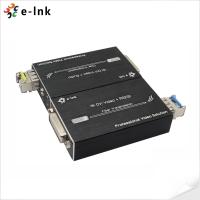 Mini 4K DVI Fiber Optic Extender with Audio Up to 80km Transmission Range