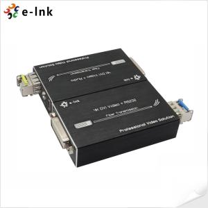 Mini 4K DVI Fiber Optic Extender with Stereo Audio