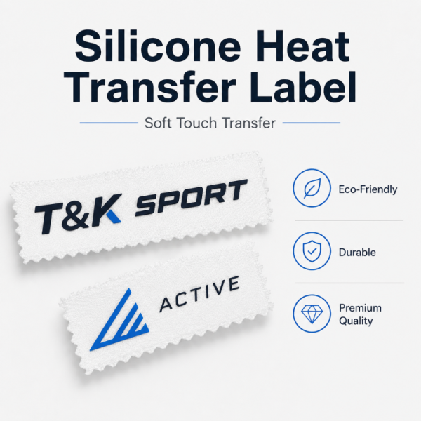 Custom Silicone Heat Transfer Label Manufacturer for Apparel Brands