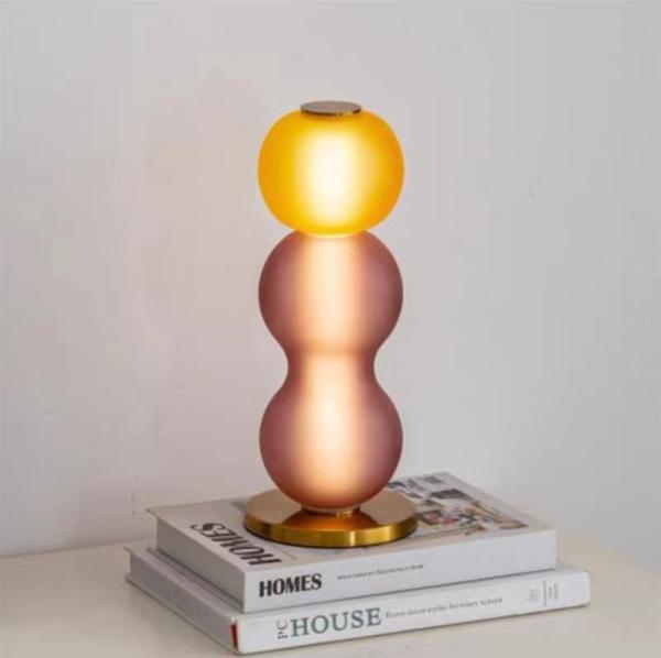 Designer Colored Pendant Lamps LED Stained Glass Pendant Light Bar Shop Restaurant Light(WH-AP-603)