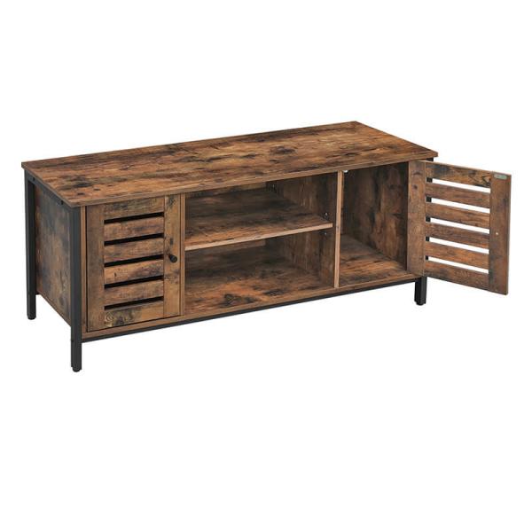 Television Cabinet with Storage Shelf, Industrial TV Stand, Particle Board TV Stand, ULTV43BX