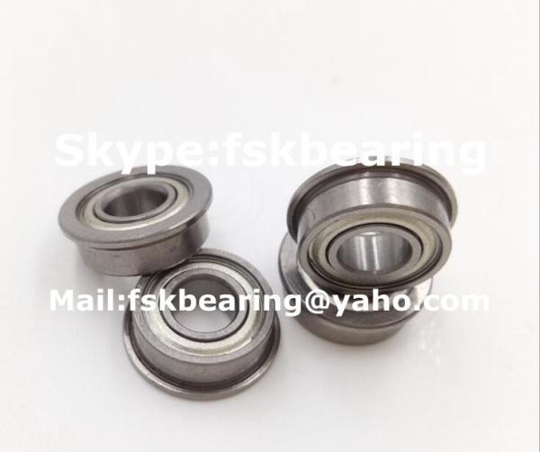 Miniature MF126ZZ Flange Deep Groove Ball Bearing Chrome Steel / Stainless Steel