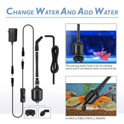 Hygger Electric 396GPH  Aquarium Power Gravel Cleaner