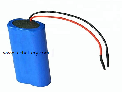 7.4V Lithium Ion Cylindrica Battery LIR18650-2S 7.4V 2200mAh for  Flashlight
