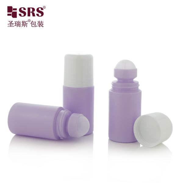 RPPC-60ML Recycled PP PCR Plastic Roll-On Custom Deodorant Gel Applicator Bottle Packaging
