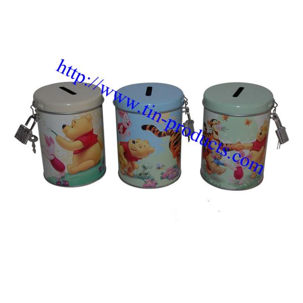 metal coin banks, metal money box, money tin, tin money can, tin money box ,saving tin box