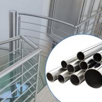 Rond soudé de tuyau d'acier inoxydable du miroir 8K 310S pour la construction d'escalier