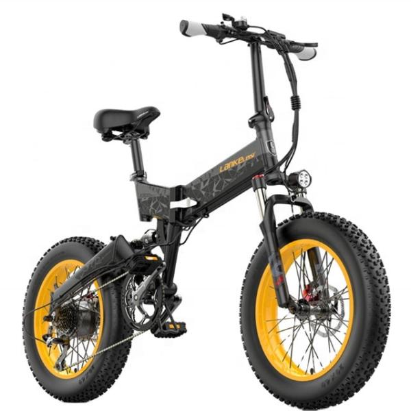 1kw 20 Inch Fat Tyre Electric Bike 30-50km/H Max Speed 70-80 Nm Torque