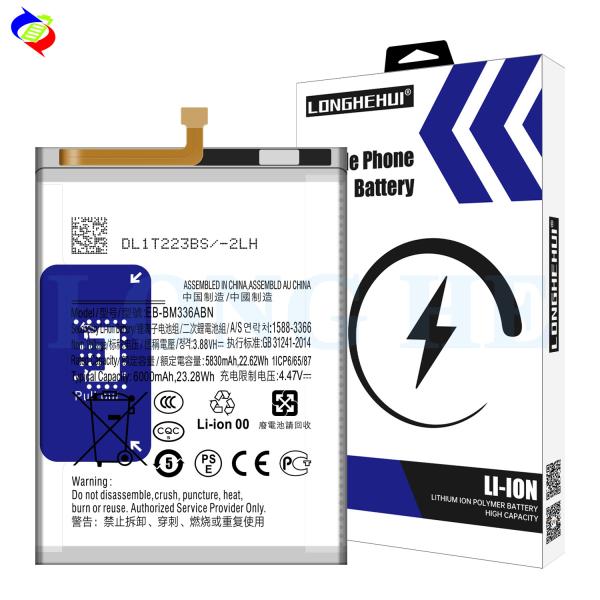 EB-BM336ABN 6000mAh Replacement Battery For Samsung Galaxy M33 Silver Mobile Version