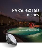 o ponto subaquático Par56 do alumínio IP68 da base 12V de 21W GX16D conduziu a lâmpada da piscina