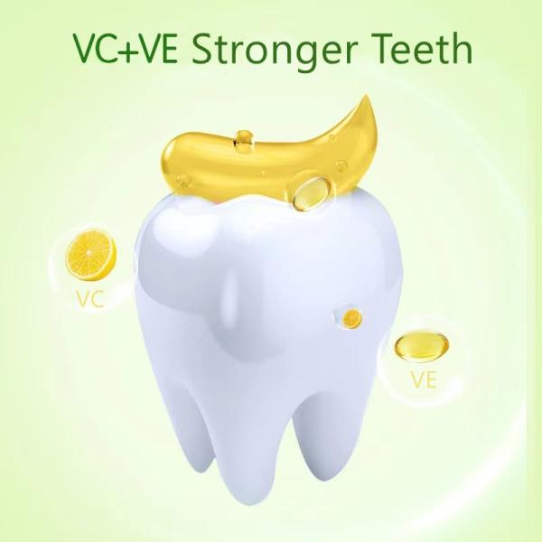 Пурпурный инструмент гигиены полости рта виноградины забеливая зубы отсутствие зубной пасты добавленной сахаром