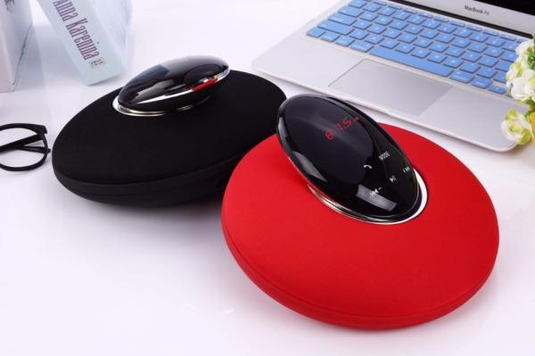 Producentre 2000MAh rechargeable stereo BT Speaker with portable power source so support TF card and U disk