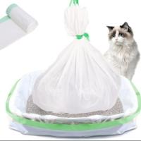 PLA PBAT Material Estrutura Selo térmico 15 mic Sacos de cocô para animais de estimação compostáveis para cães e gatos