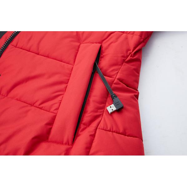 Graphene Clothes Cotton Polyester Hoodie Mens Rechargeable Heated Jacket