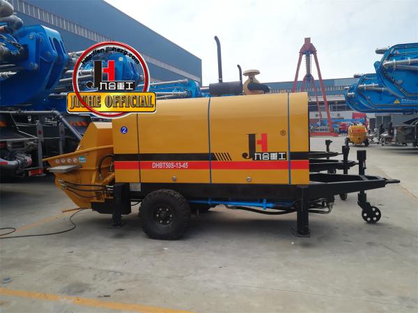 Best Quality Diesel Engine Concrete Pumps Trailer 50m3 Concrete Pump Hydraulic Concrete Pumping Machine