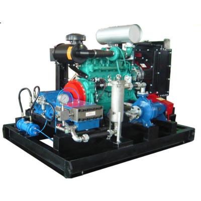 Diesel Driven Oilfield Pipeline Pressure Test Pump 15-480l/min High Pressure Plunger Pump