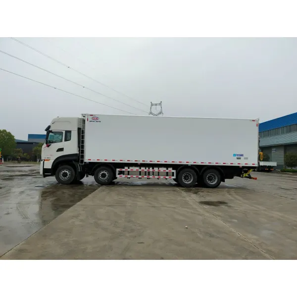 Dongfeng 40t 6X4 Refrigerated Truck Fresh Meat Transport Truck Fresh Fish Transport Truck Seafood Transport Truck Manufacturer Global Sales