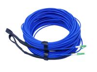 UL optique blindée pré terminée V0 de la corde de correction de fibre de FTTH LC RPA ignifuge