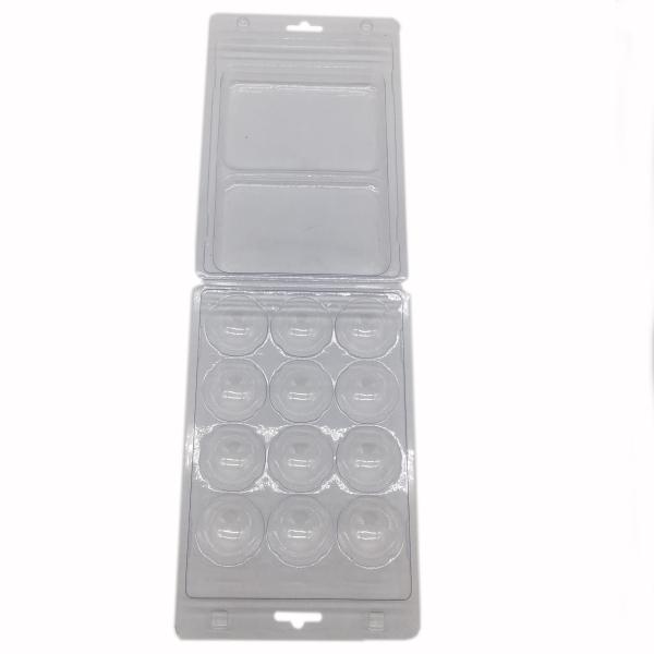 12 packs golf ball blister packaging tray clear transparent folded packaging