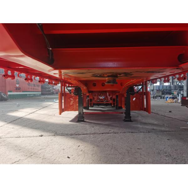 40 Ft 3 Axle Lowbed Semi Trailer Flat Bed Extendable Low Bed Trailer