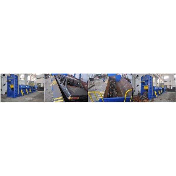 China WANSHIDA Metal Baler Shears Hydraulic Shear Baler Machine Chamber Size And Bale size Customized